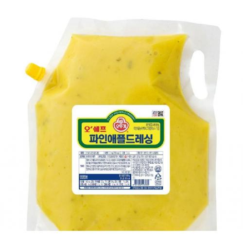 오쉐프 파인애플 드레싱 오뚜기 2kg 16,600원
