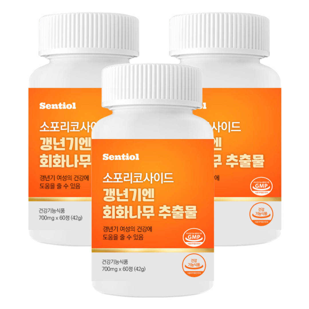 소포리코 사이드 갱년기 여성 보조제 / 플로라필 다이어트 회화나무 추출물, 3개, 60정 59,840원