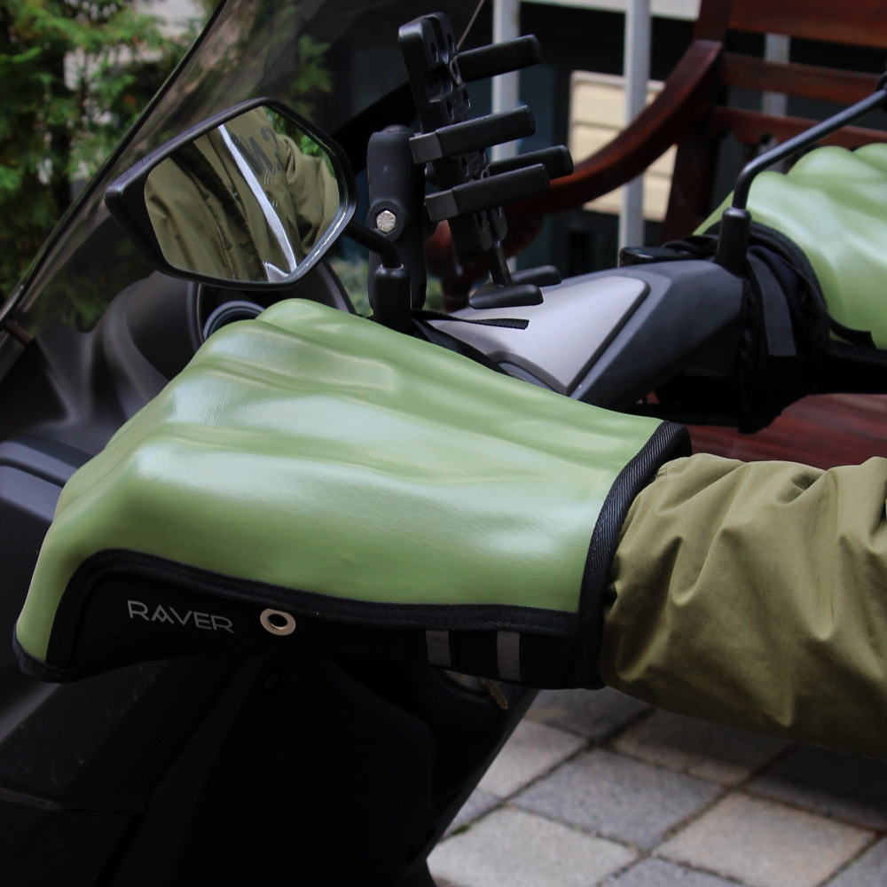 RAVER 겨울 빅피스트 카본 오토바이 방한장갑 방수 방한토시 핸들커버 바이크 글러브 G타입 79,000원