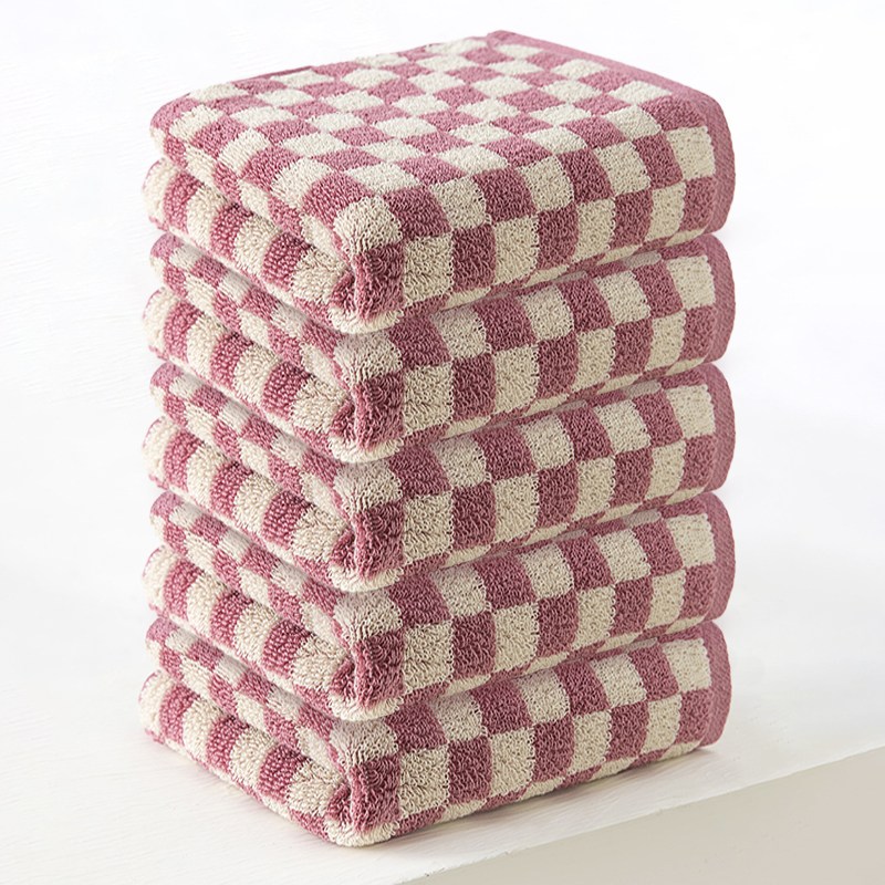 록신 데일리 체크 세면타월  40수 코마사 호텔수건 타월 부드러운 수건 16,970원