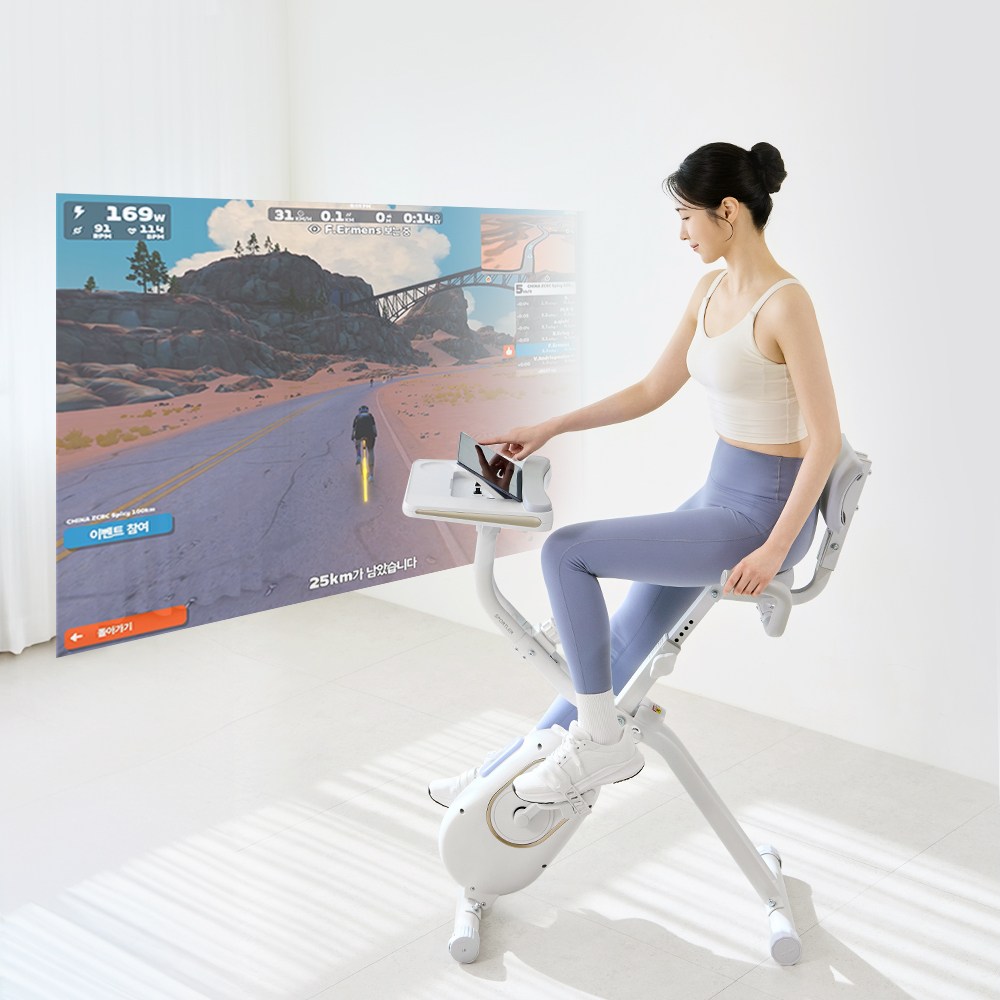 숀리 엑스바이크 E3 접이식 테이블 바이크 실내 자전거 메타 즈위프트 가정용 헬스 사이클 219,000원