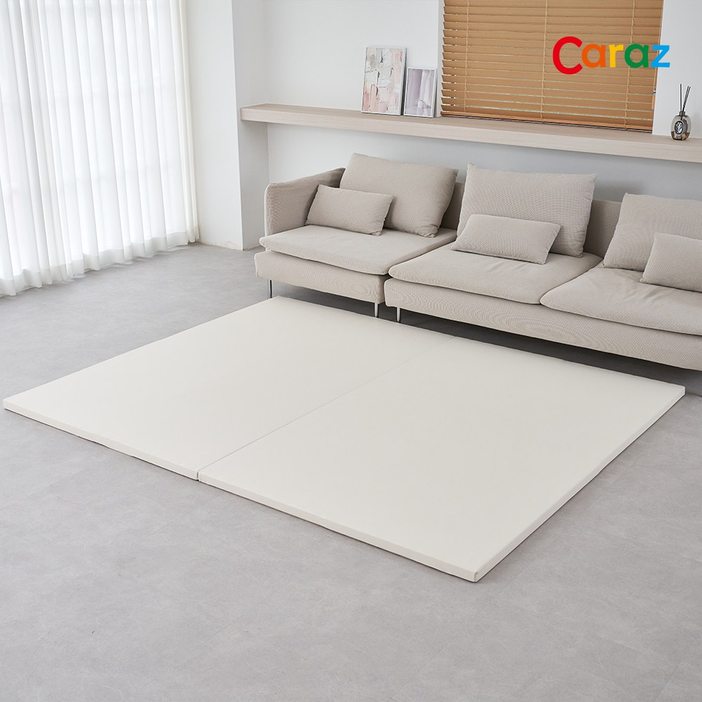 카라즈 논슬립 한판 폴더매트 200 연베이지 놀이방매트 유아매트 층간소음 379,000원
