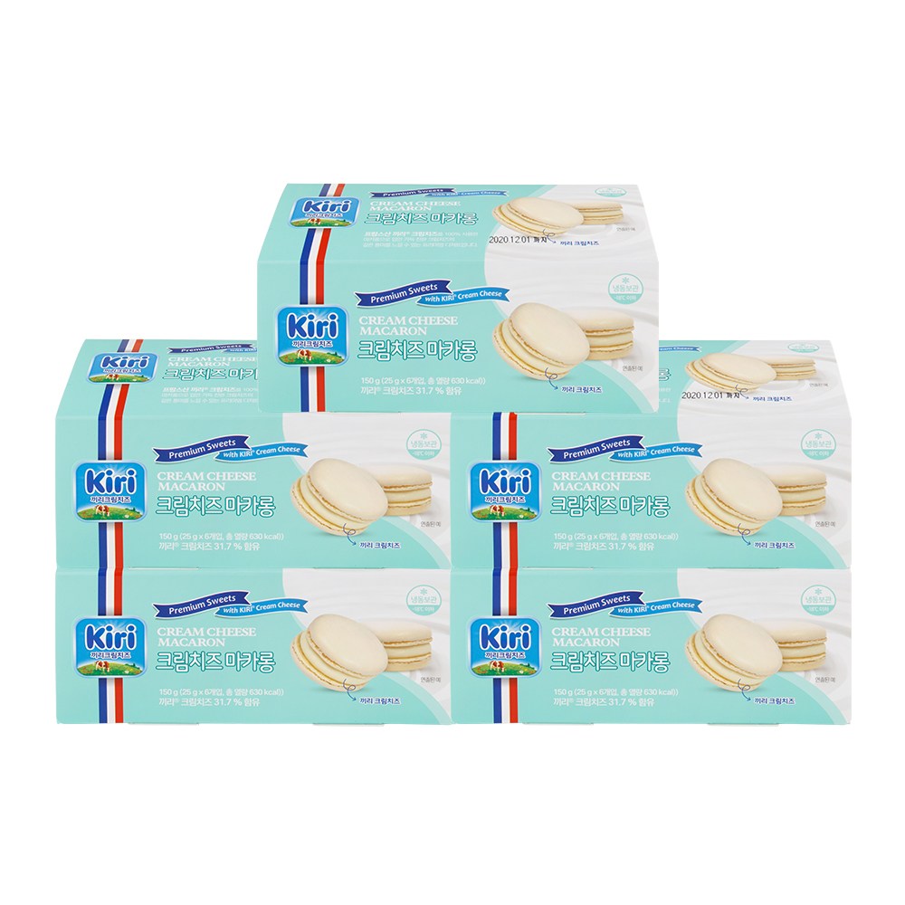 끼리 크림치즈 마카롱 6입 5BOX, 150g, 5박스 49,900원