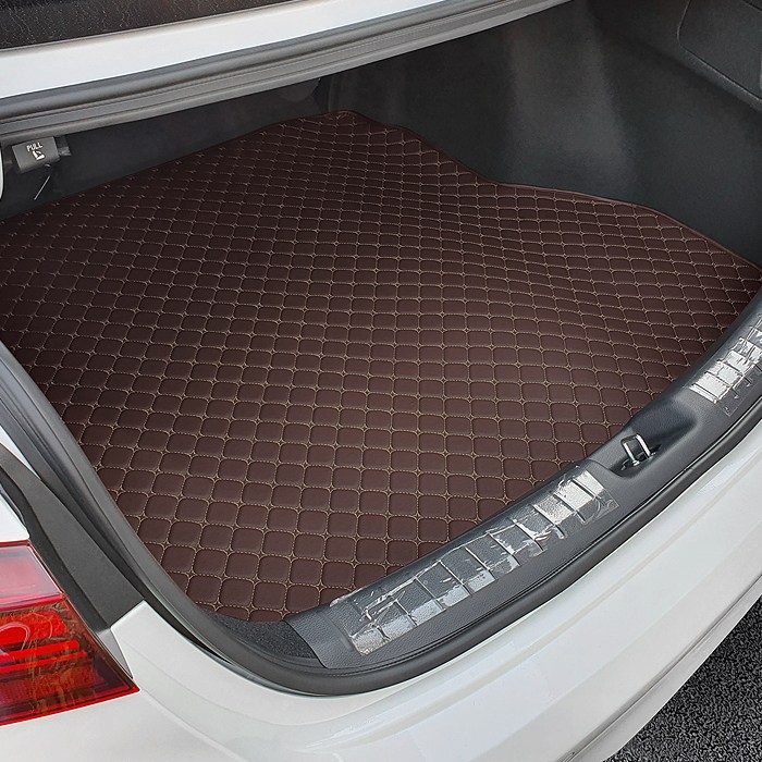카프트 올뉴K3 호환 트렁크매트 프리미엄 퀼팅 가죽, 브라운, 올뉴K3 49,000원