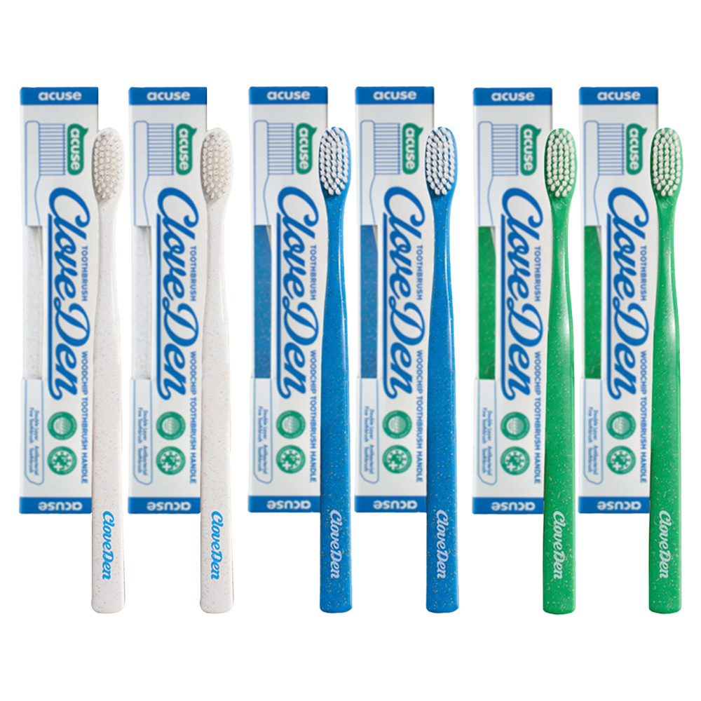 클로브덴 부드러운 이중미세모 칫솔 3종 세트 소프트타입, 2세트 32,500원