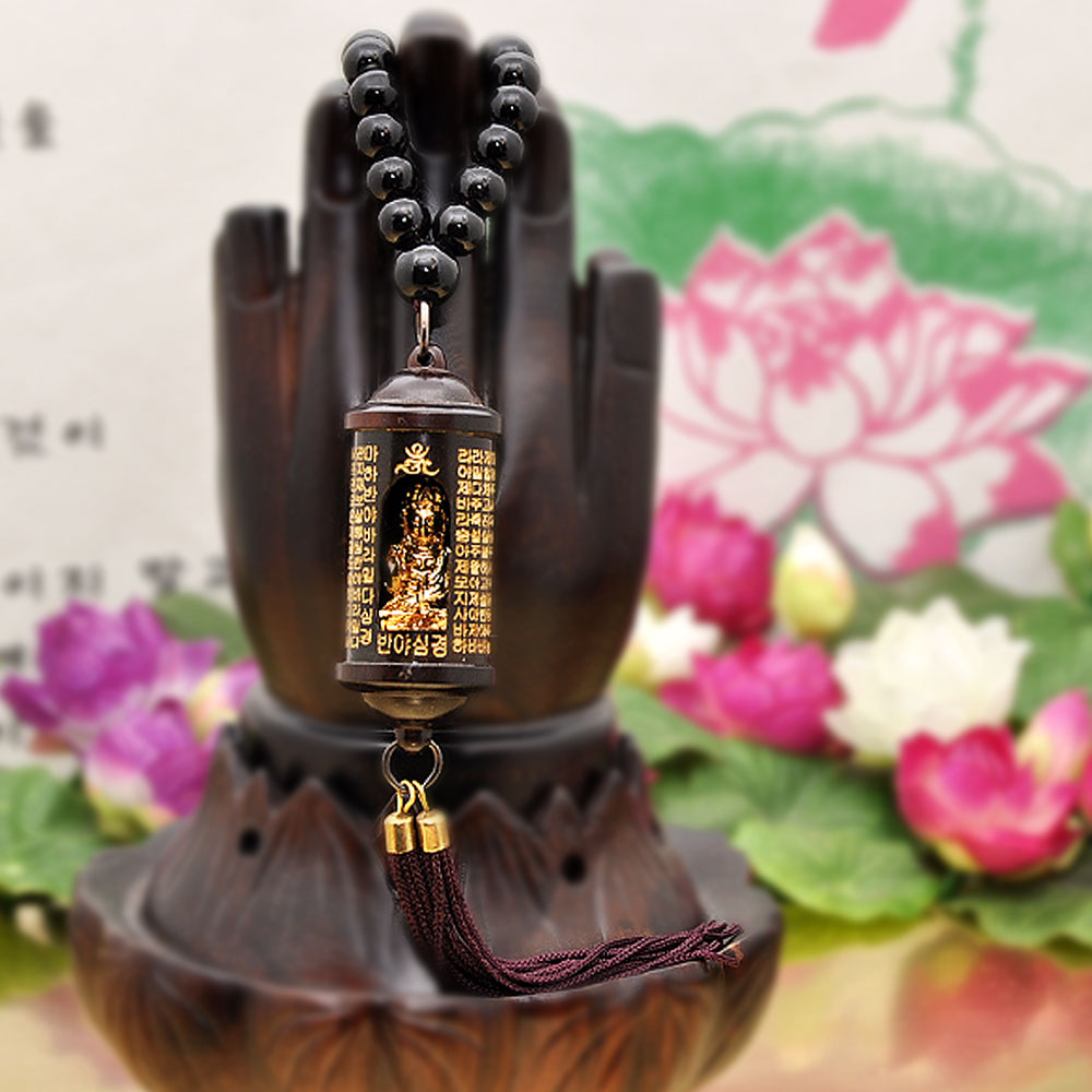 만자몰 한글 반야심경 호신불 차걸이 자동차 안전운행, 1개 13,000원