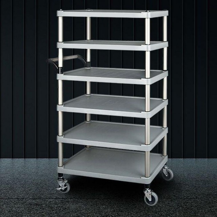다단중간6단 이동식트롤리 트레이선반 바퀴달린수납장 291,730원