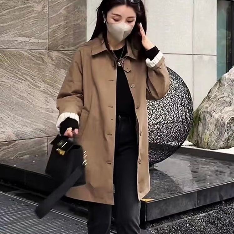 루스리더 여성 패션 카라넥 데일리 트렌치코트 M723 24,000원