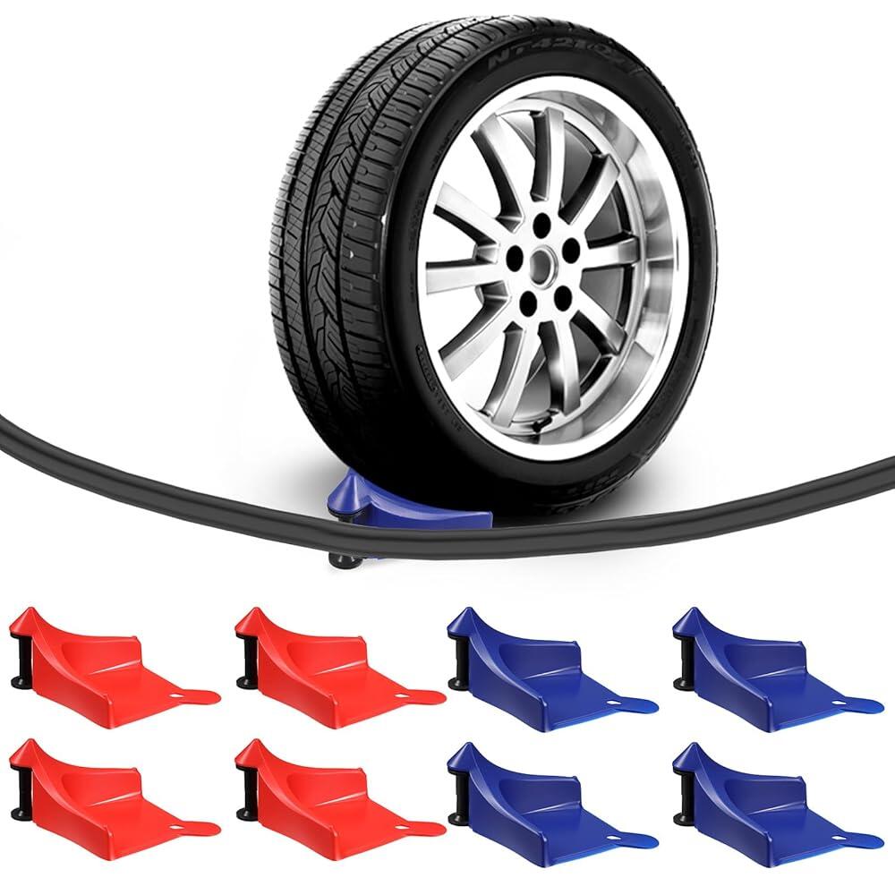 COMNICO 자동차 호스 가이드 8개, 타이어 호스 롤러 자동 플라스틱 압력 와셔 디테일 타이어 호스 가이드 세차 도구 자동차 오토바이 트럭 세척용 36,800원
