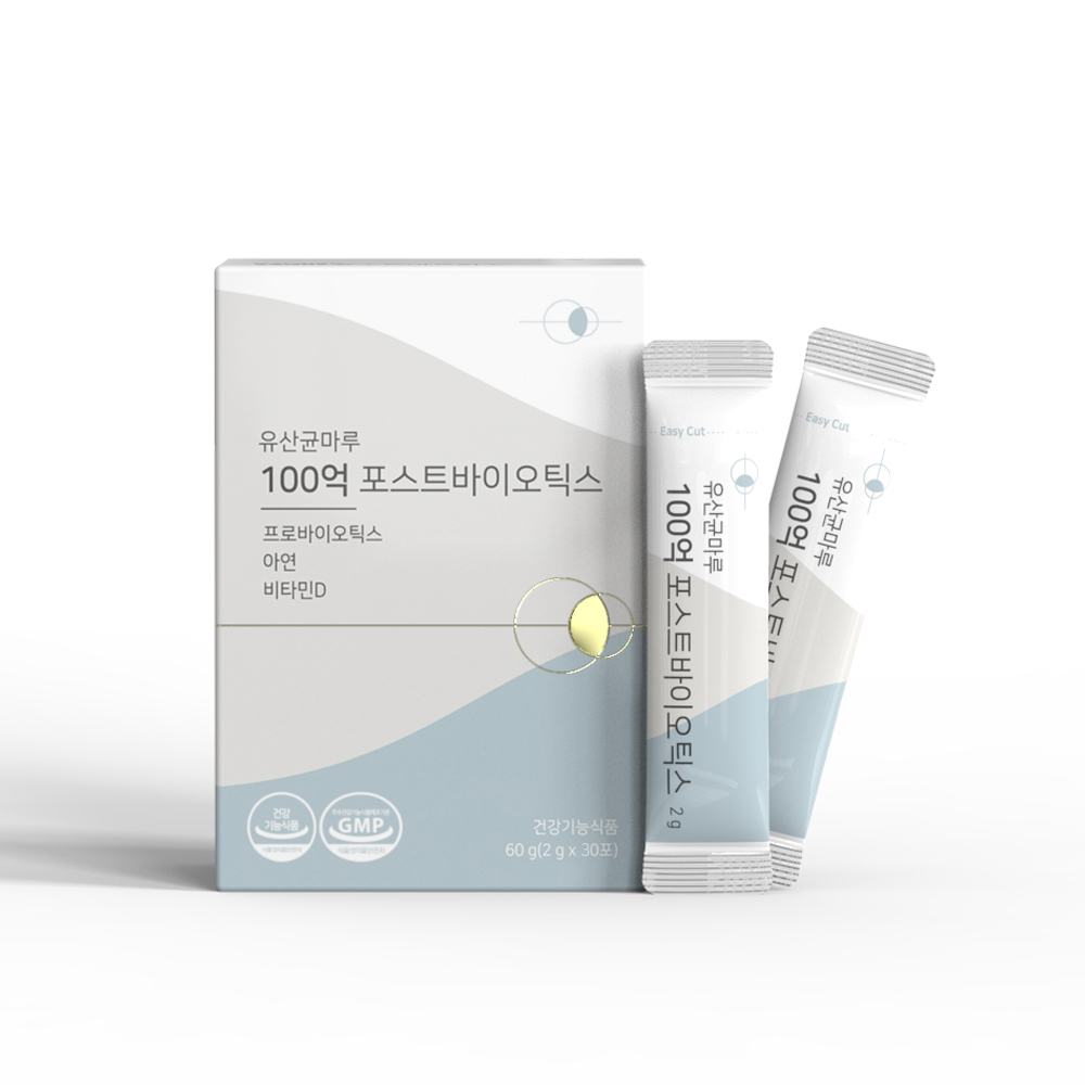 유산균 100억 보장 프로 포스트 바이오틱스 모유 유래 2g x 30포 닥터마루, 60g, 1박스, 현재가 33,050원