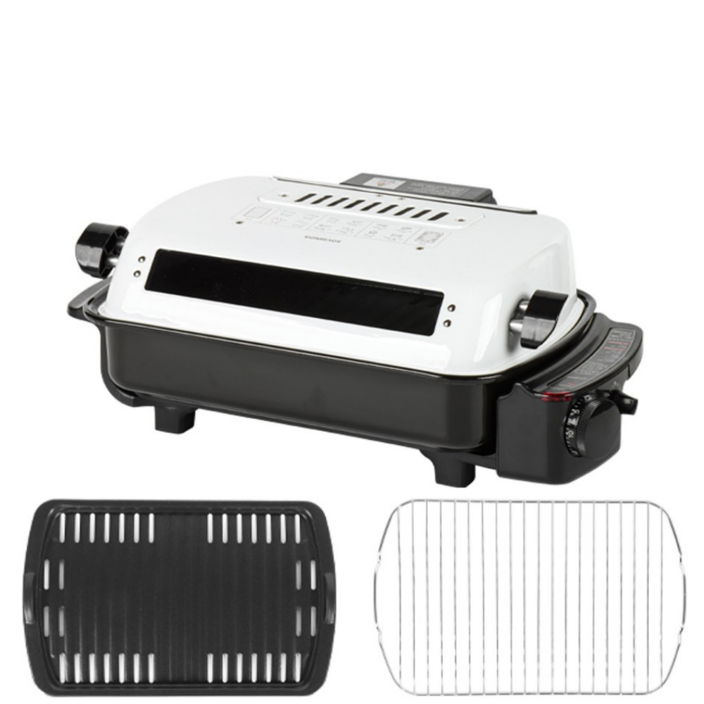 [26년형 온도조절가능] 몽비오스 국산 멀티 양면그릴 전기 직화 생선구이기, DW-G1000MOS 129,900원