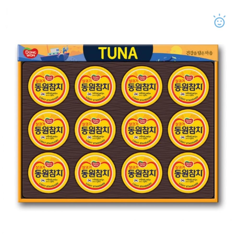 설명절 단체선물용 알찬구성 동원참치 기프트박스 12개입 / 와인 구매 햄 64,700원