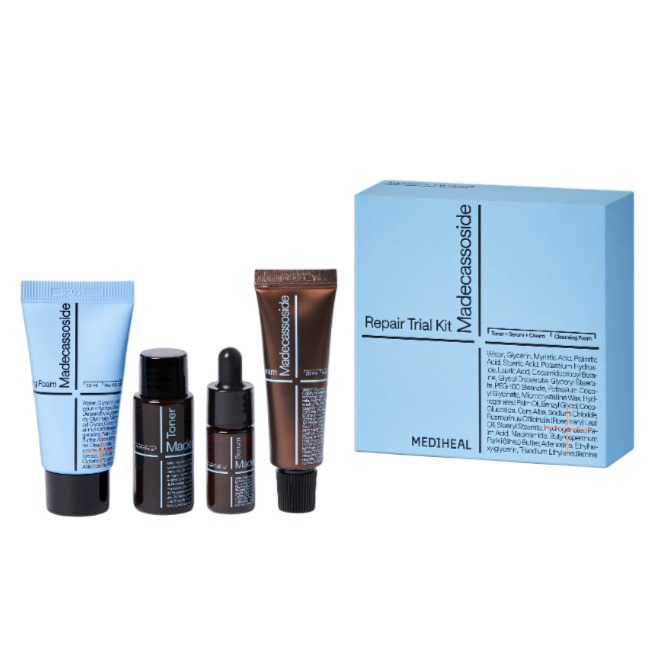 메디힐 마데카소사이드 리페어 트라이얼 키트 클렌징 폼 30ml + 토너 30ml + 세럼 10ml + 크림 20ml 세트, 1세트 10,900원