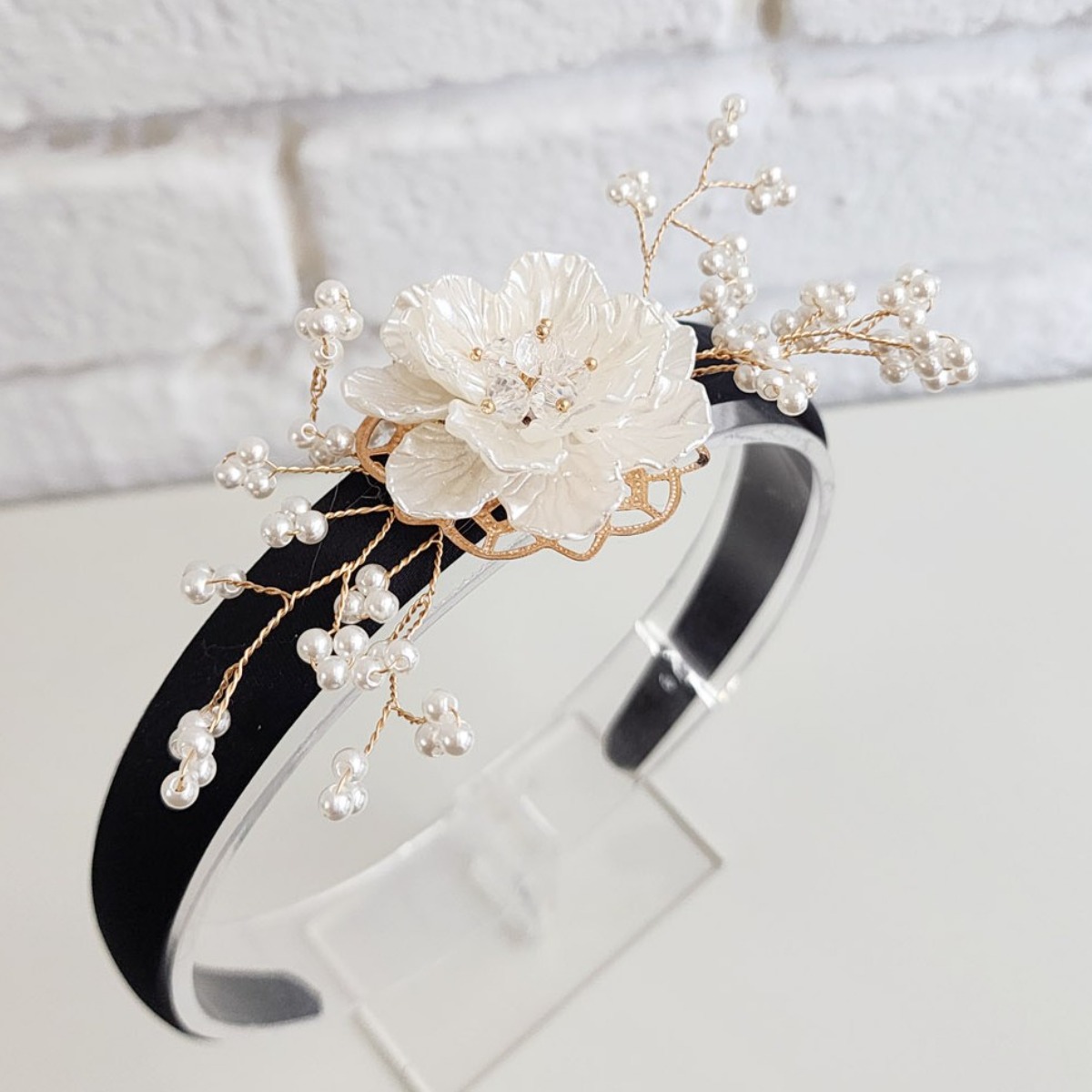 쭌쥬니네 순백 크리스탈 배씨 머리띠 국내제작 자체제작 10,150원