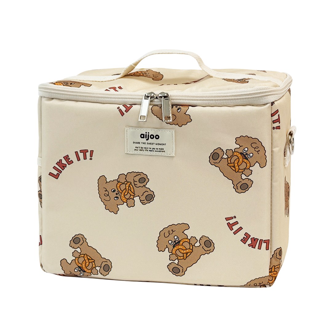 아이주 사각 쿨러백 보냉 가방 이유식 가방 피크닉 가방 보온 아이스백, 프레첼 사각쿨러백 38,900원