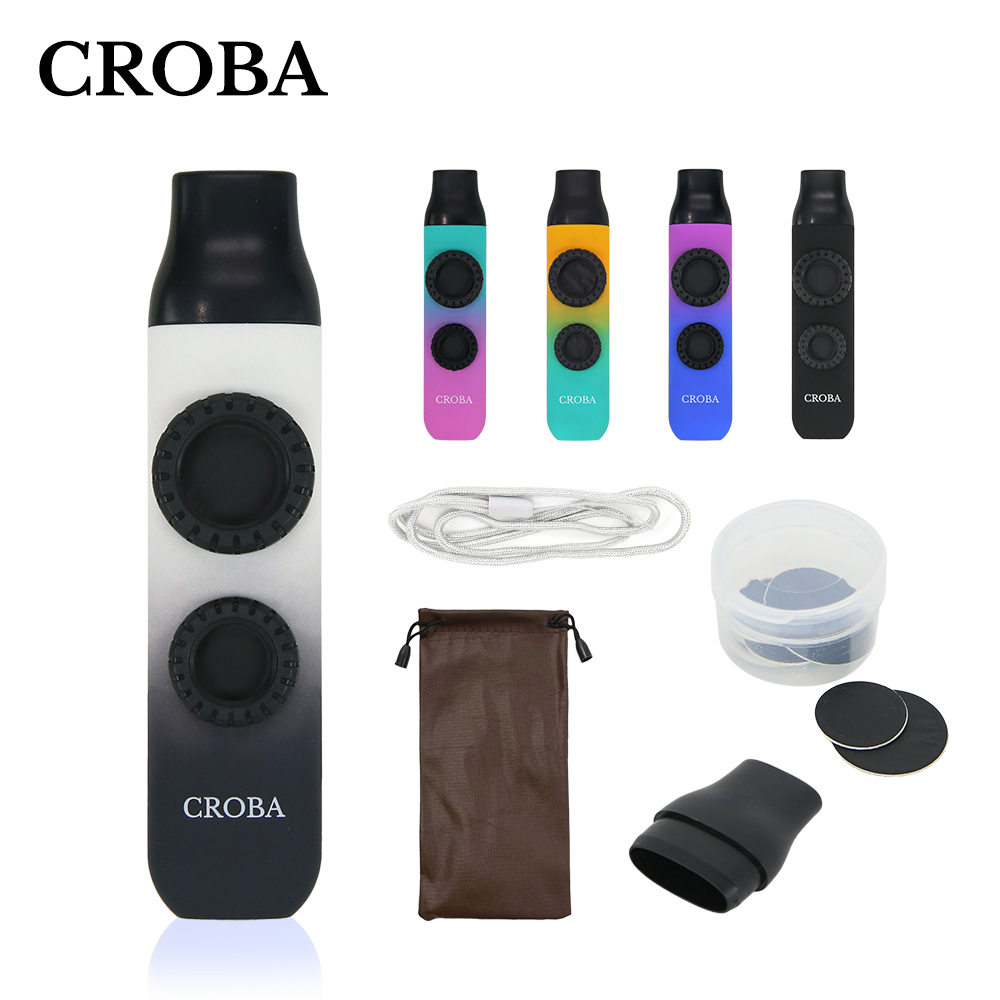 크로바 더블 카주 CKZ 발성 허밍악기 Kazoo 카쥬 교육용 전문가용, 04 그레이-화이트, 1개 22,000원