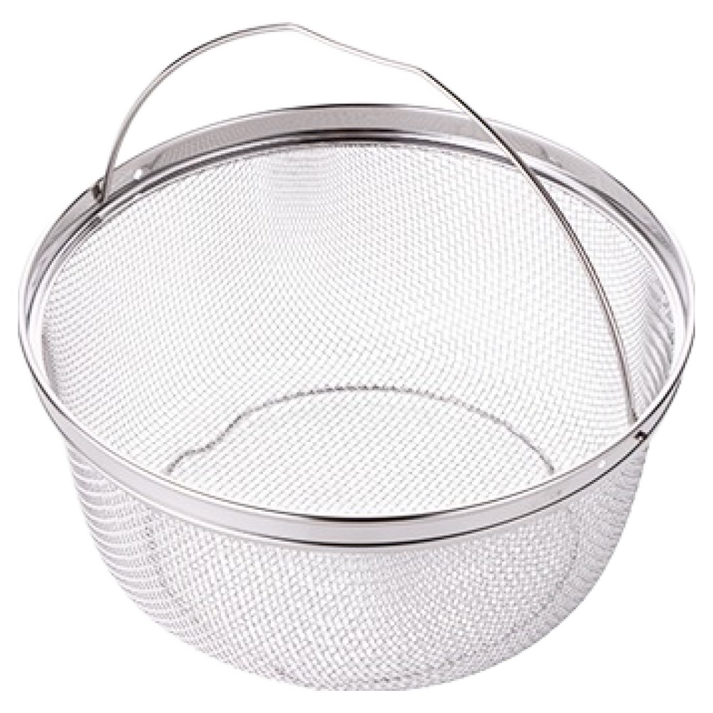프라이스리스 스텐 핸들 원형 메쉬 채반, 스테인리스, 1개 10,110원