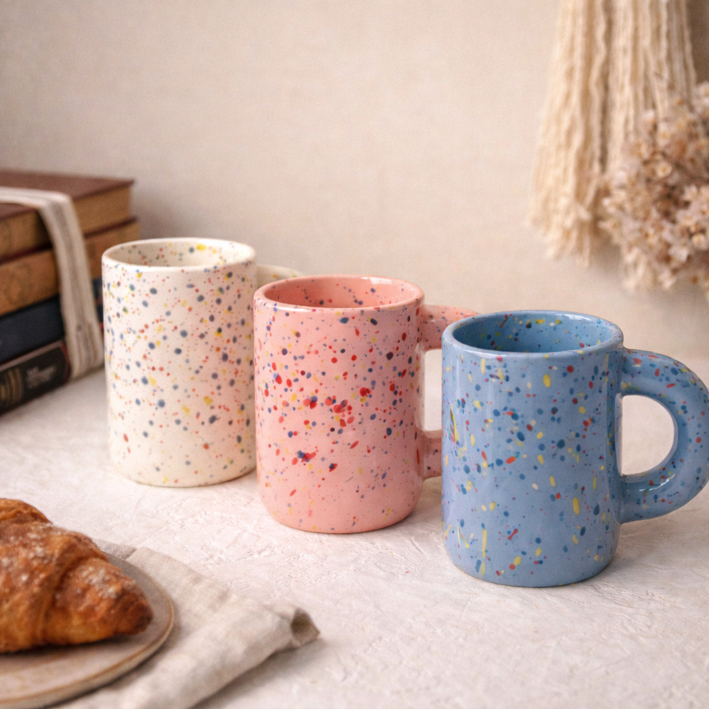 코시나보니따 점박이 도자기 머그컵 3컬러 세트 20,800원