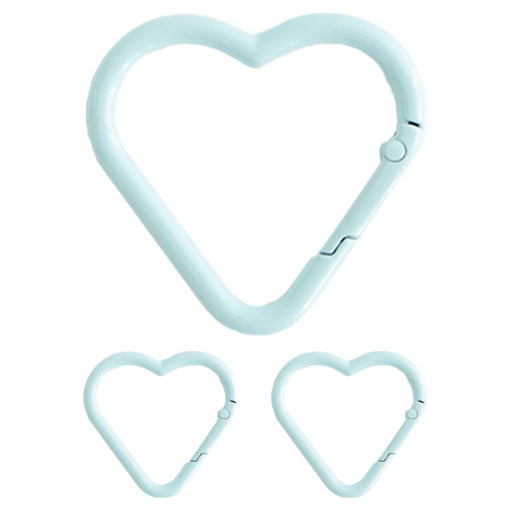 yarna 하트 카라비너 키링, 스카이, 3개 6,100원