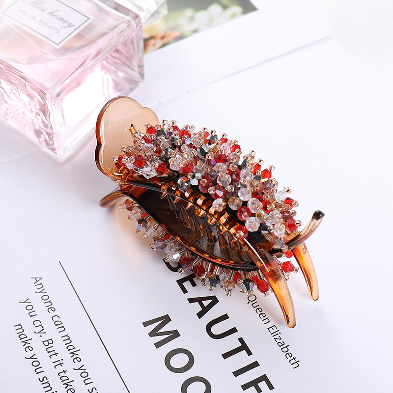 수스다 비즈글라스 포니테일 올림머리 헤어 집게핀 181 7,820원