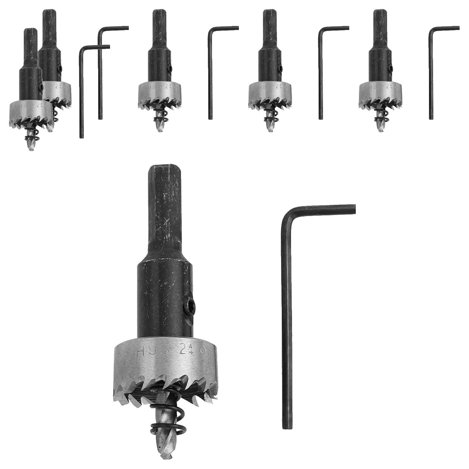 HSS 철공용 홀커터 홀쏘 24mm, 6개 38,600원