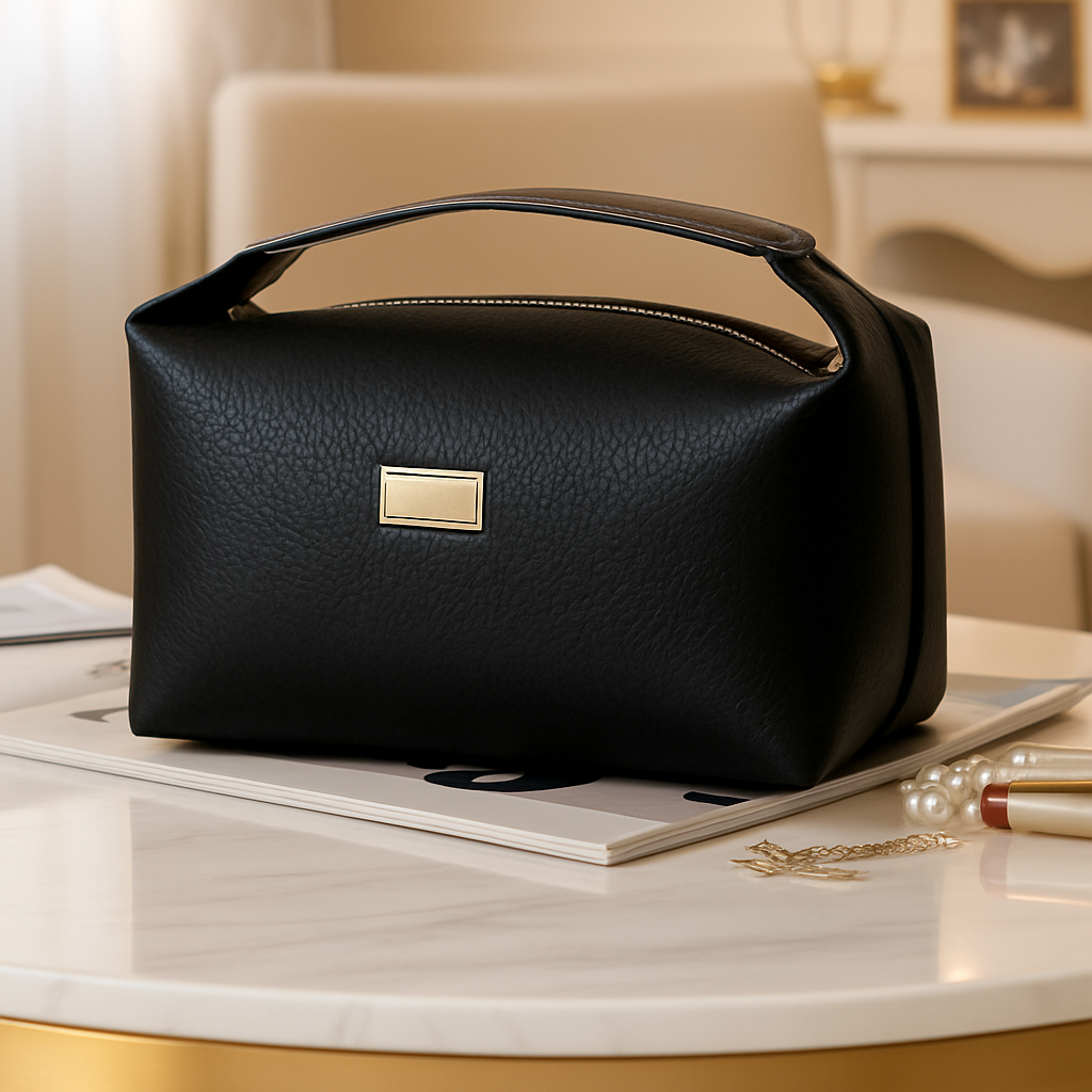 라운드데이 소프트레더 여행용 화장품파우치 대용량 메이크업파우치 18,500원