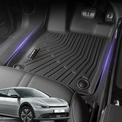 리얼핏 EV6 1-2열 논슬립 3D TPE 실내매트 호환, 블랙, EV6 109,000원