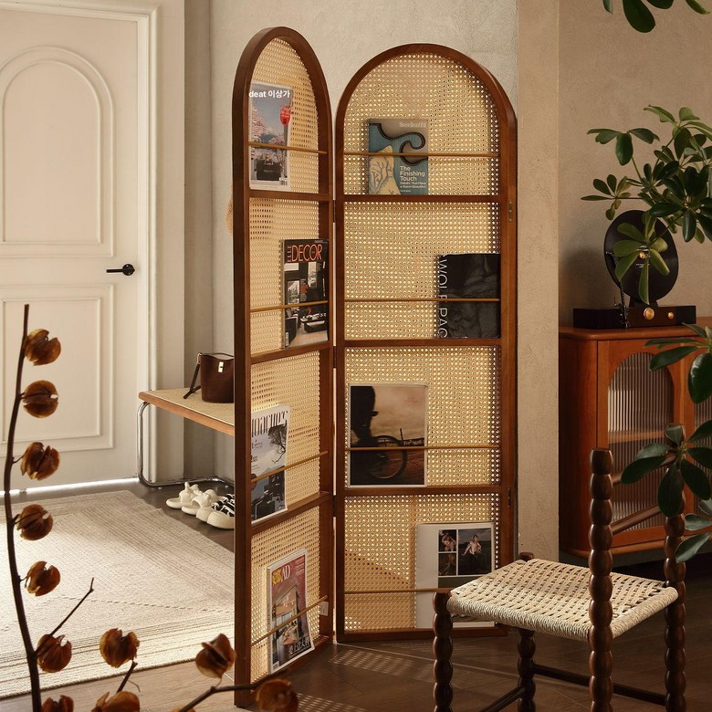 책꽂이 파티션 책장형 선반 호두색 공간분리 가벽 거실 229,900원