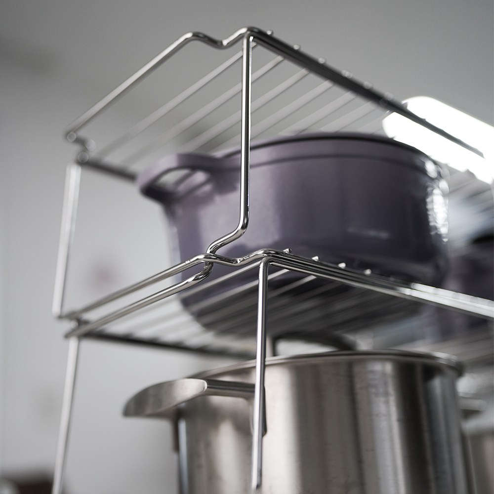 JVR 올스텐 그릇 정리대 2P 세트 주방 냄비 수납 거치대 47,000원