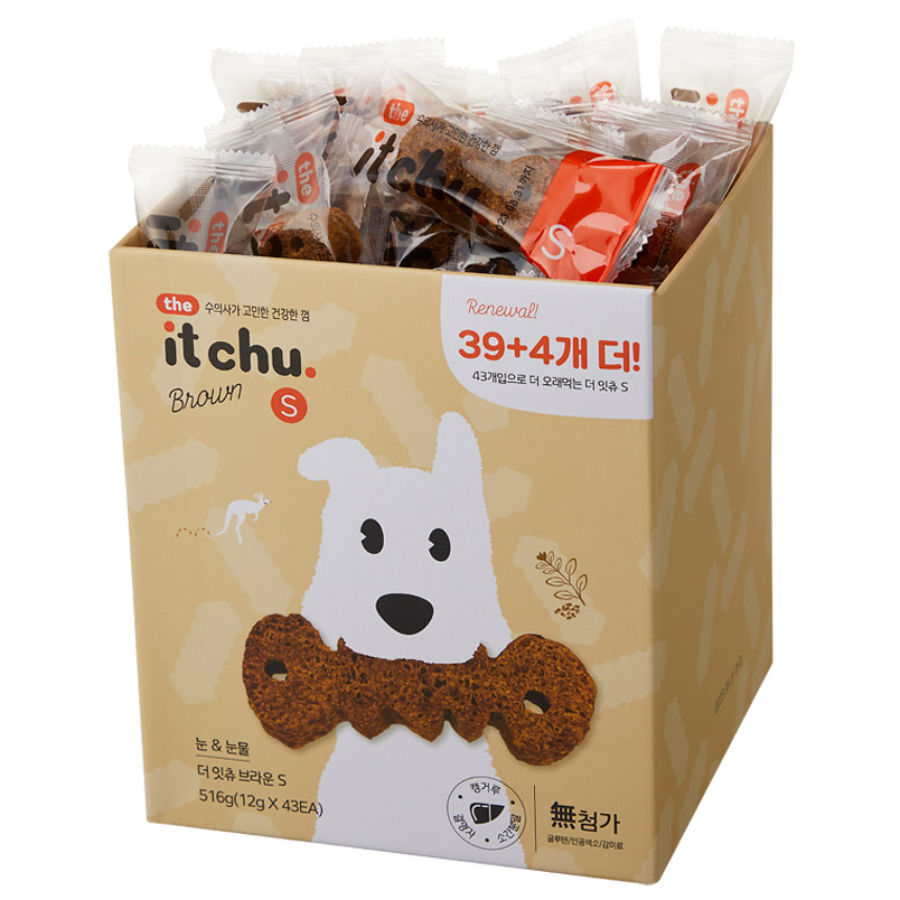 The 잇츄 브라운 S 강아지 덴탈껌 43p, 혼합맛(캥거루/결명자), 516g, 1개 24,370원