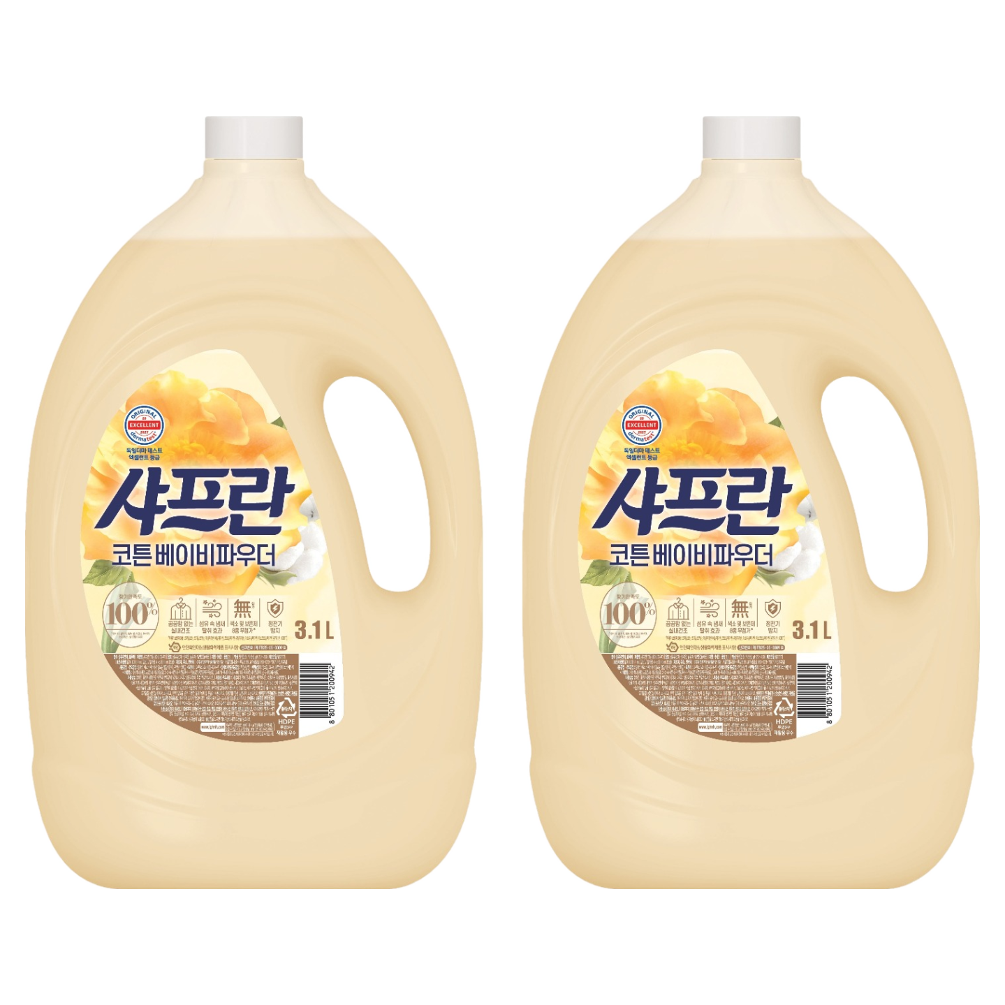 샤프란 섬유유연제 코튼 베이비파우더 본품 8,500원