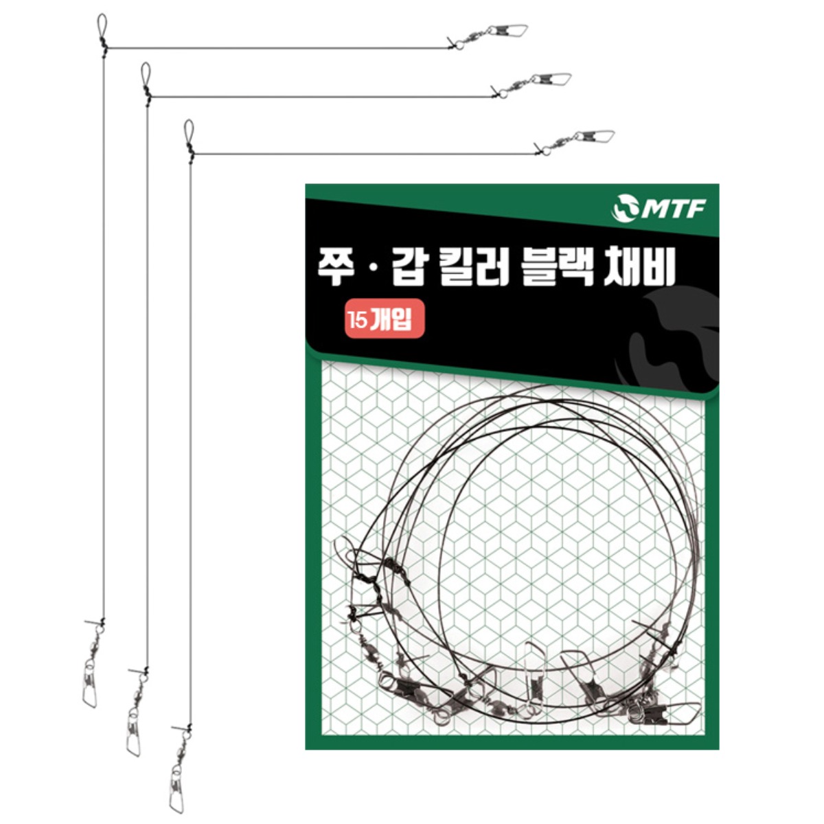 당일발송 도착보장 MTF 품질보증 쭈갑 킬러 채비 15개입 쭈꾸미채비 갑오징어채비 9,690원