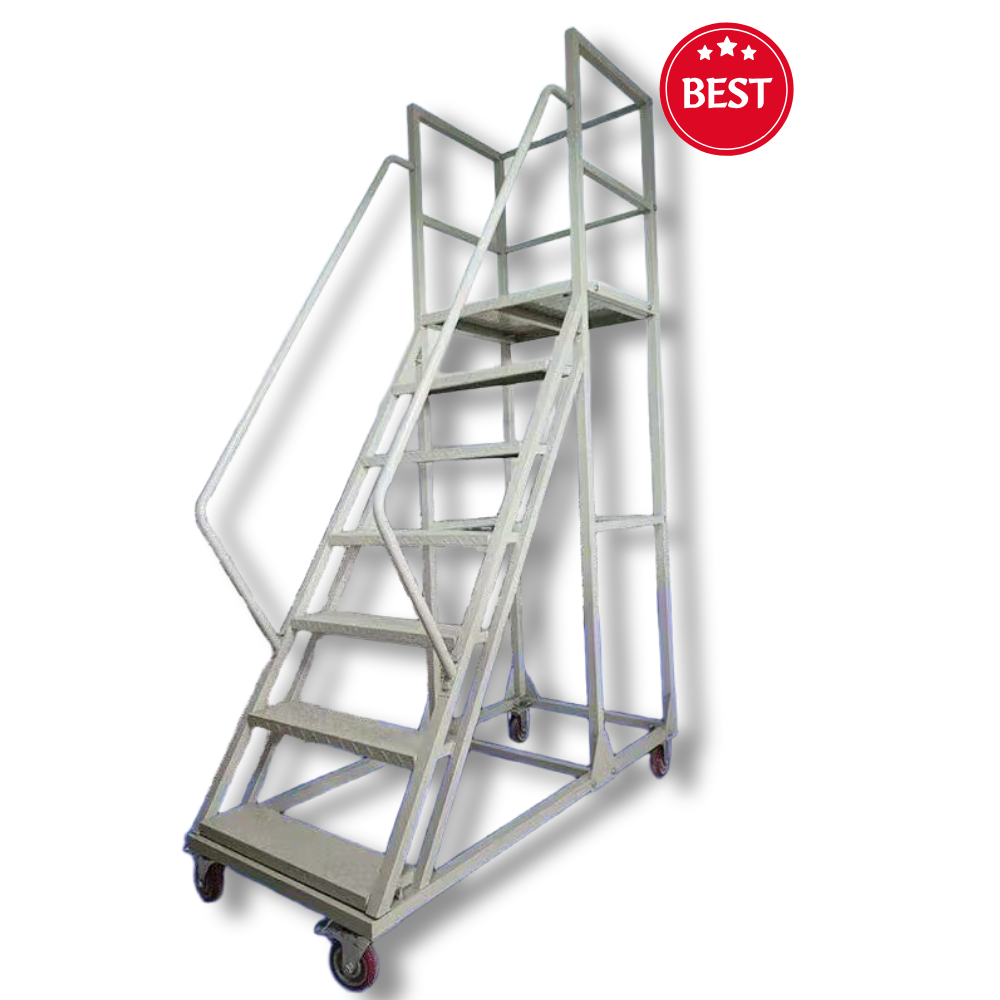 마카렉 두껍고 튼튼한 물류창고사다리 고소작업대 아시바 3PL 4미터 미끄럼방지발판, 1개 404,000원