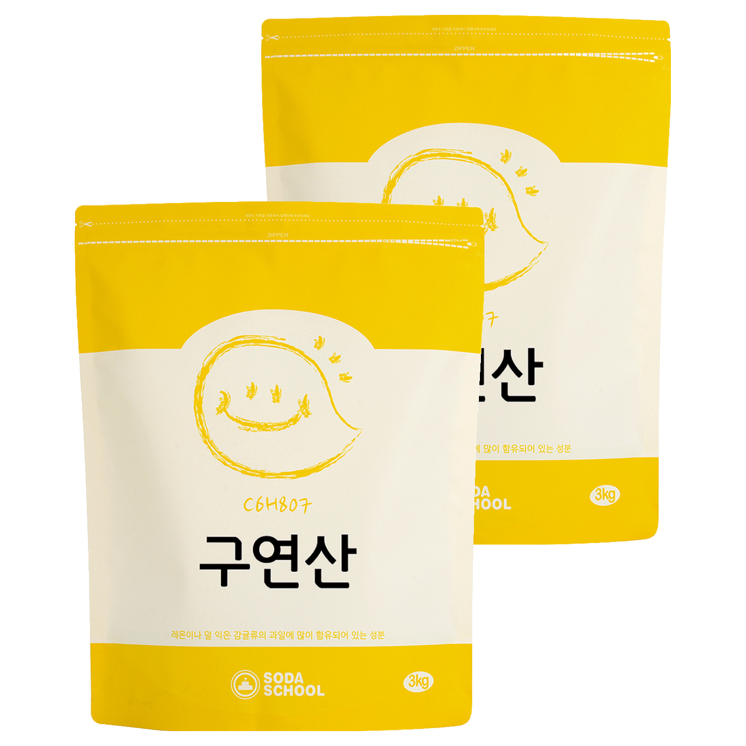 소다스쿨 구연산, 3kg, 2개 35,460원