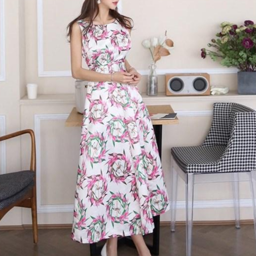 텐어즈 여성용 슬리브리스 롱원피스 39,810원