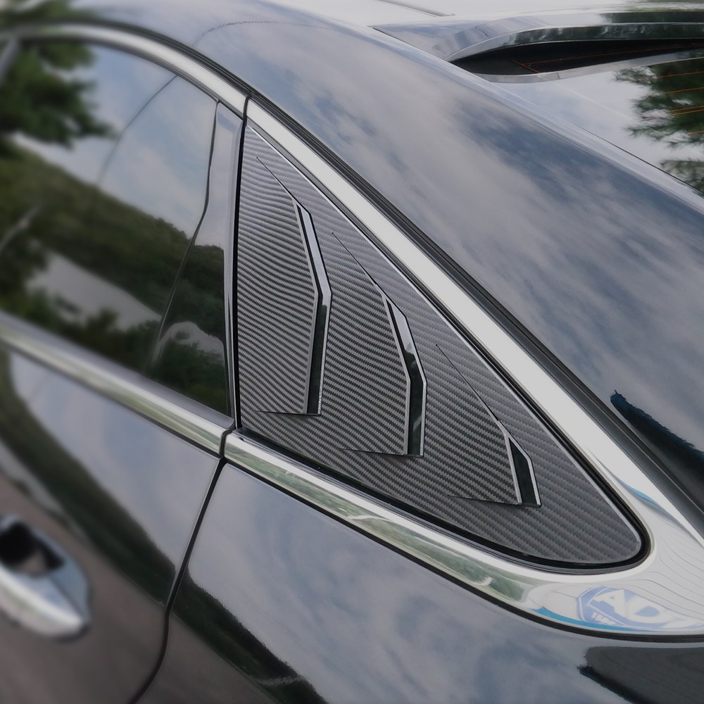 콘보이 LF 쏘나타 튜닝용품 C필러 아가미 플레이트 몰딩 2P, 본품6D카본, 필러 58,600원