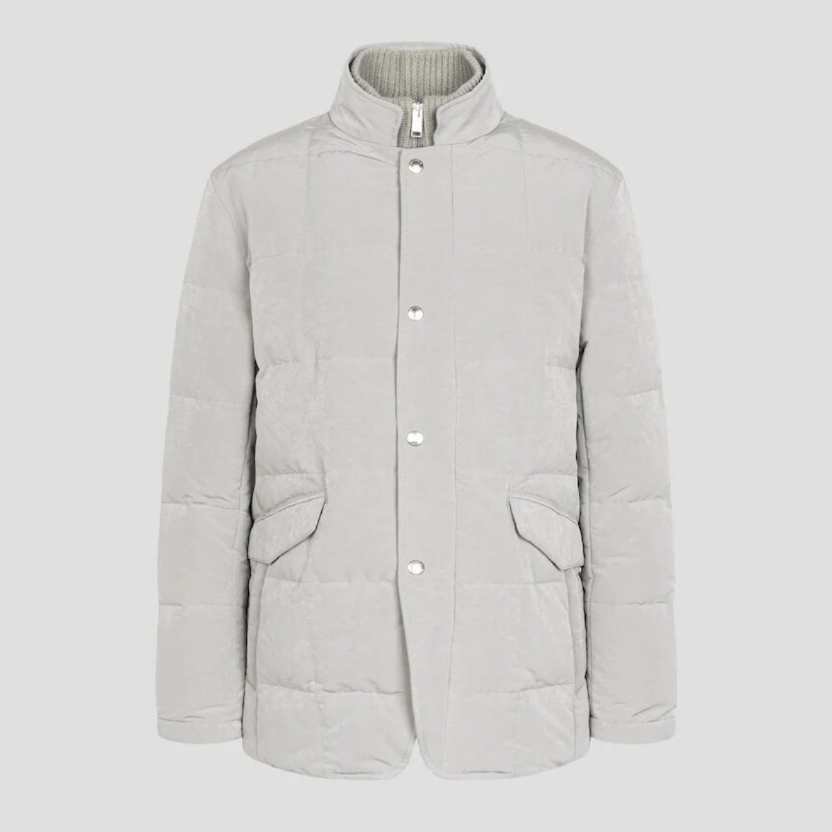 [국내백화점] 빈폴 남성 다운 퀼팅 하이브리드 재킷 베이지 겨울 아우터 494,820원