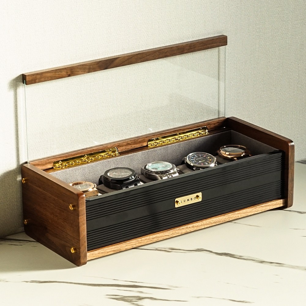 헤리티지원 원목 손목 시계보관함 케이스 월넛 5구 거치대 시계함 108,800원