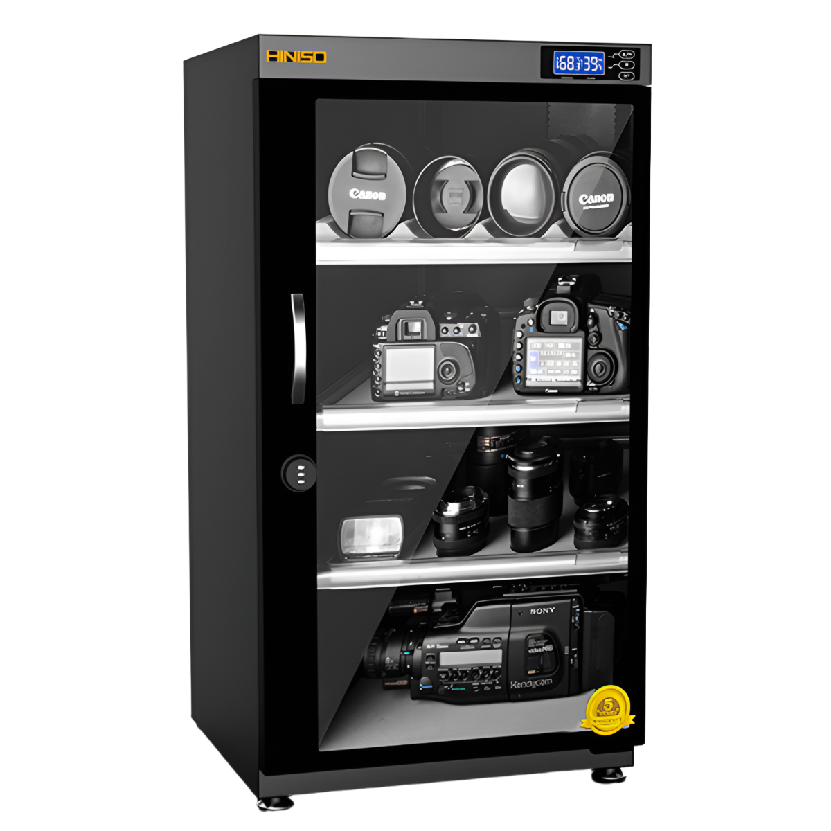 드라이셰프 실속형 카메라 제습함 전자제습 다용도 보관함 건조 촬영보조함, 1개, 105L DS-105S 261,000원