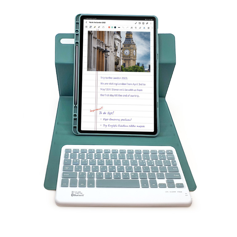 갤럭시탭S10 플러스 12.4인치 호환 콤비 360회전 블루투스 키보드 세로거치 S펜수납 케이스 29,930원