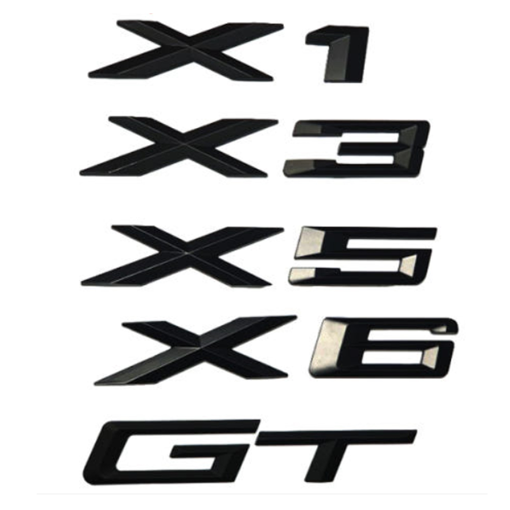 BMW 호환 엠블럼 레터링 액세서리 스티커엠블럼 X1 X3 X5 X6 GT엠블럼 무광블랙 11,730원