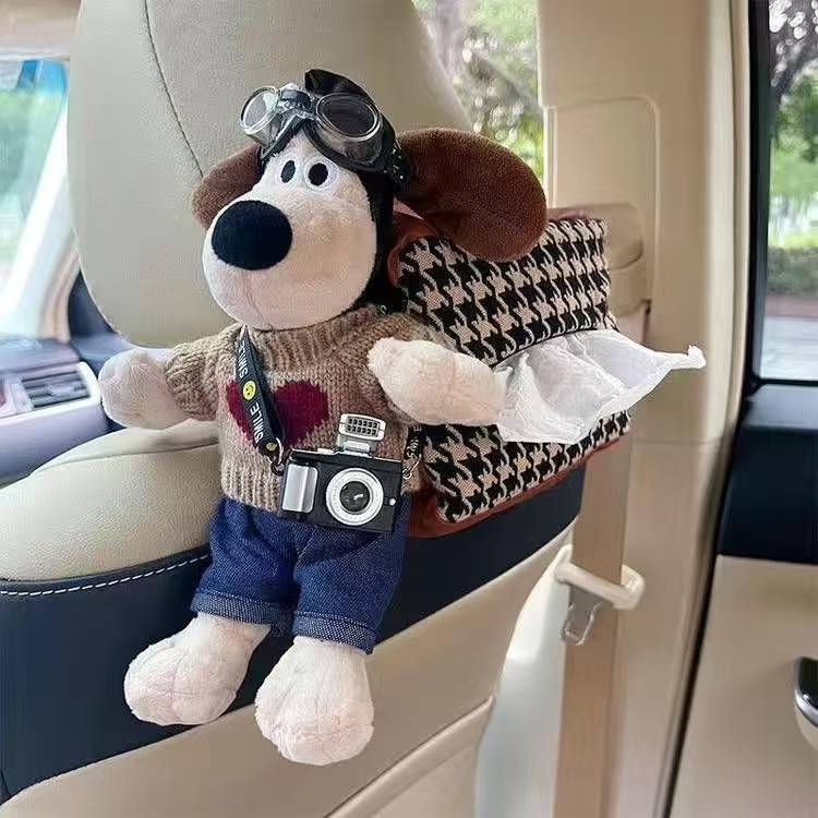 자동차티슈케이스, 자동차티슈정리, 강아지사이즈20cm*7cm, 티슈케이스사이즈25cm5cm 17,710원