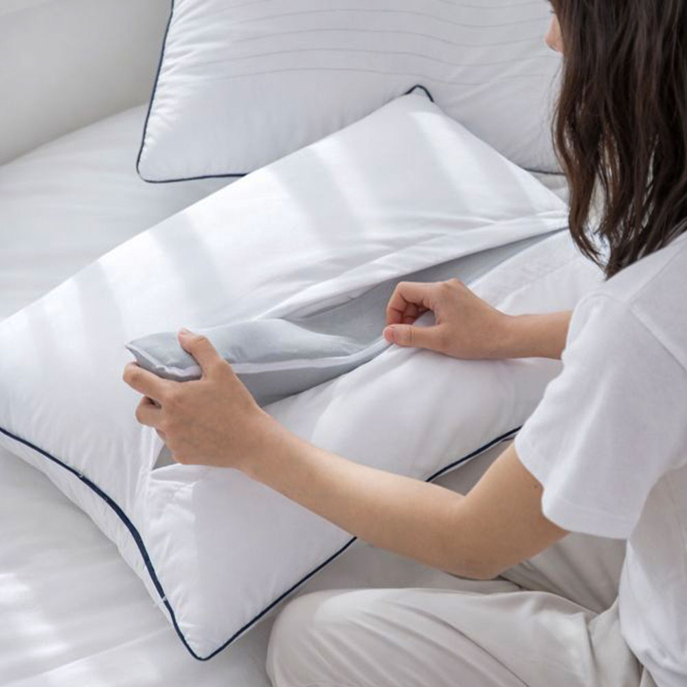 누잠 모찌 베개 I 단품 I 높이 조절, 경추지지 호텔베개, 1개, 화이트 59,000원