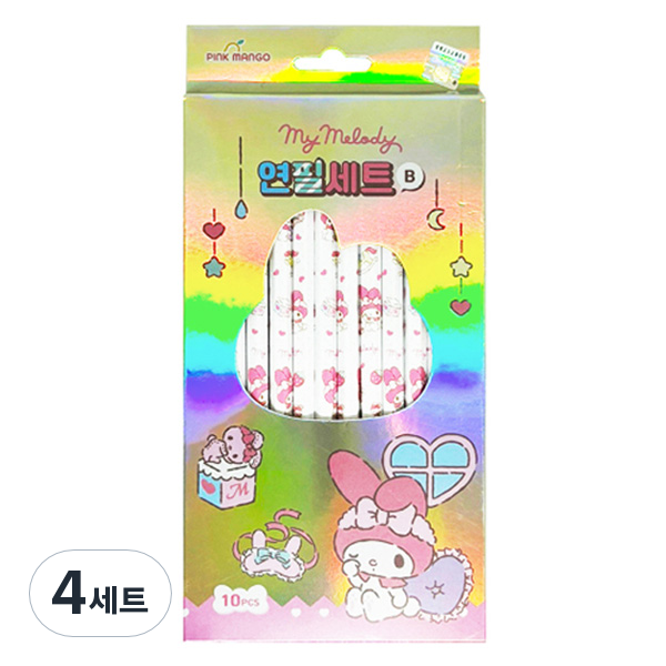 핑크망고 산리오 10본 연필 10p  B 9,600원