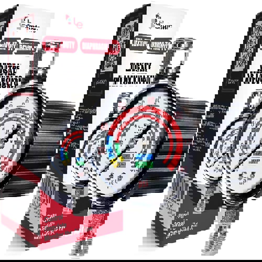 LE LEMATEC 스프레이 건 레귤레이터 밸브 게이지 포함 공기 압축기 압력 호스 HVLP 페인트 분무기 공압 공구 및 타이어 인플레이터 AR 02 용 1 4 NPT 기류 제 78,500원