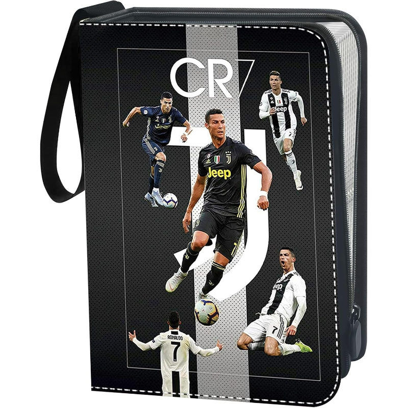 대용량 축구 카드 앨범 보관함 축구 카드 스크랩북 게임 카드 수집 앨범 440장 포카 바인더, 블랙 440 22,900원