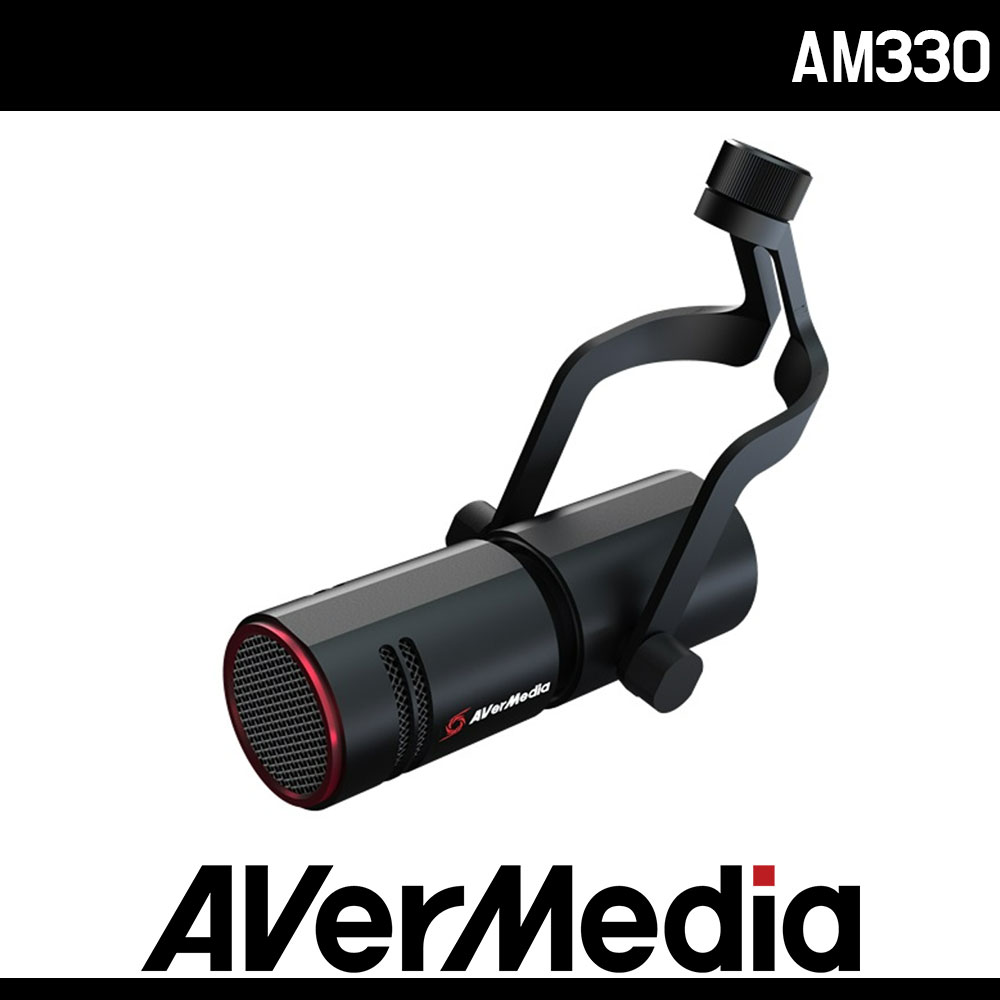 [리뷰쿠폰] AVERMEDIA AM330 에버미디어 AM330 라이브 스트리머 다이나믹 마이크 149,000원