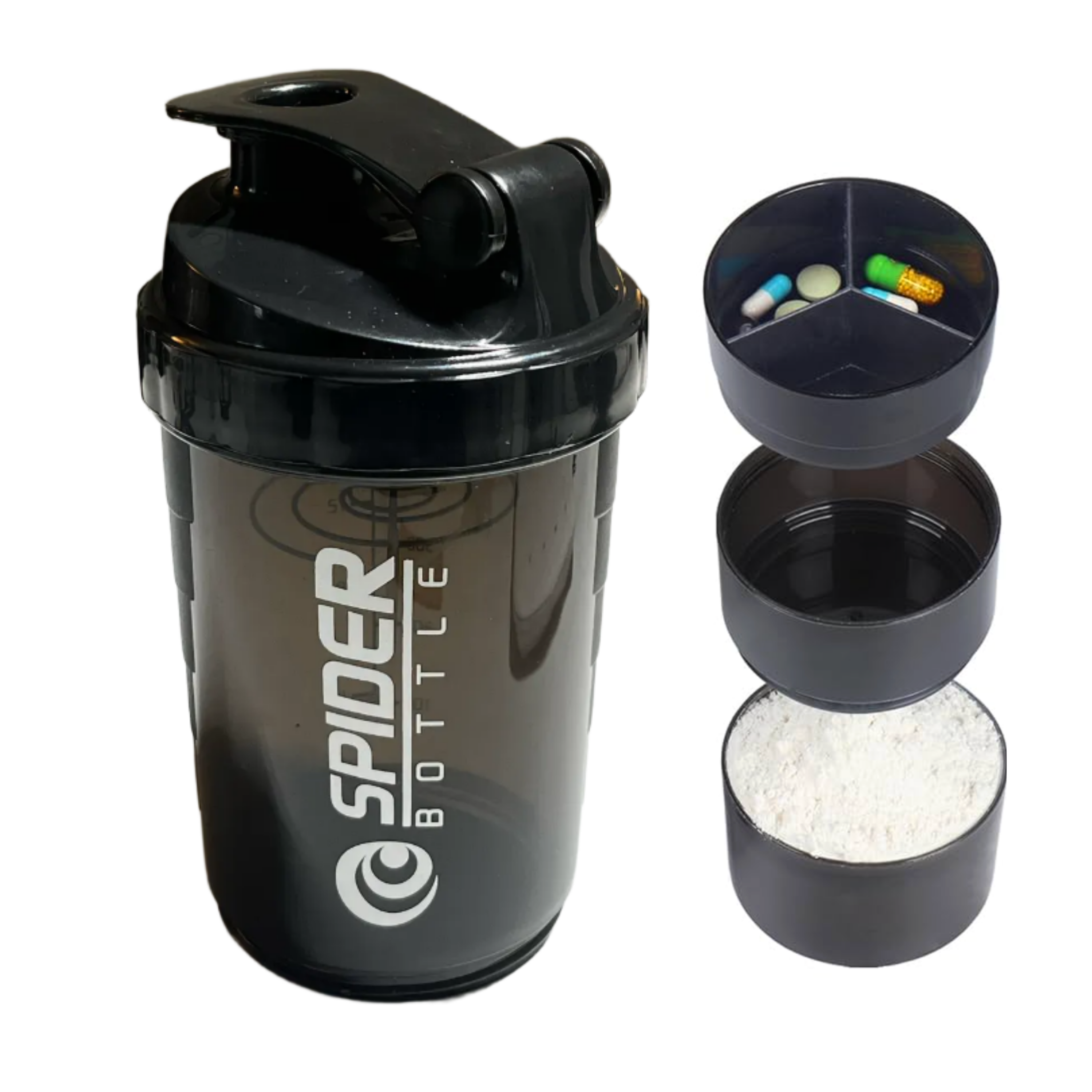 하이보틀 원터치 컨테이너 보틀 쉐이커 데일리용, 블랙, 1개, 850ml 12,900원