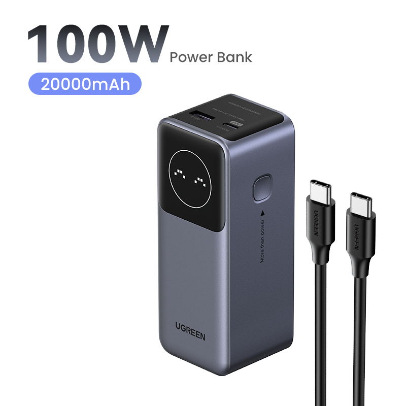 UGREEN Nexode Mini 100W 12000mAh 보조베터리 휴대용 PD iPhone 16 고속 충전용 외장 배터리 78,100원
