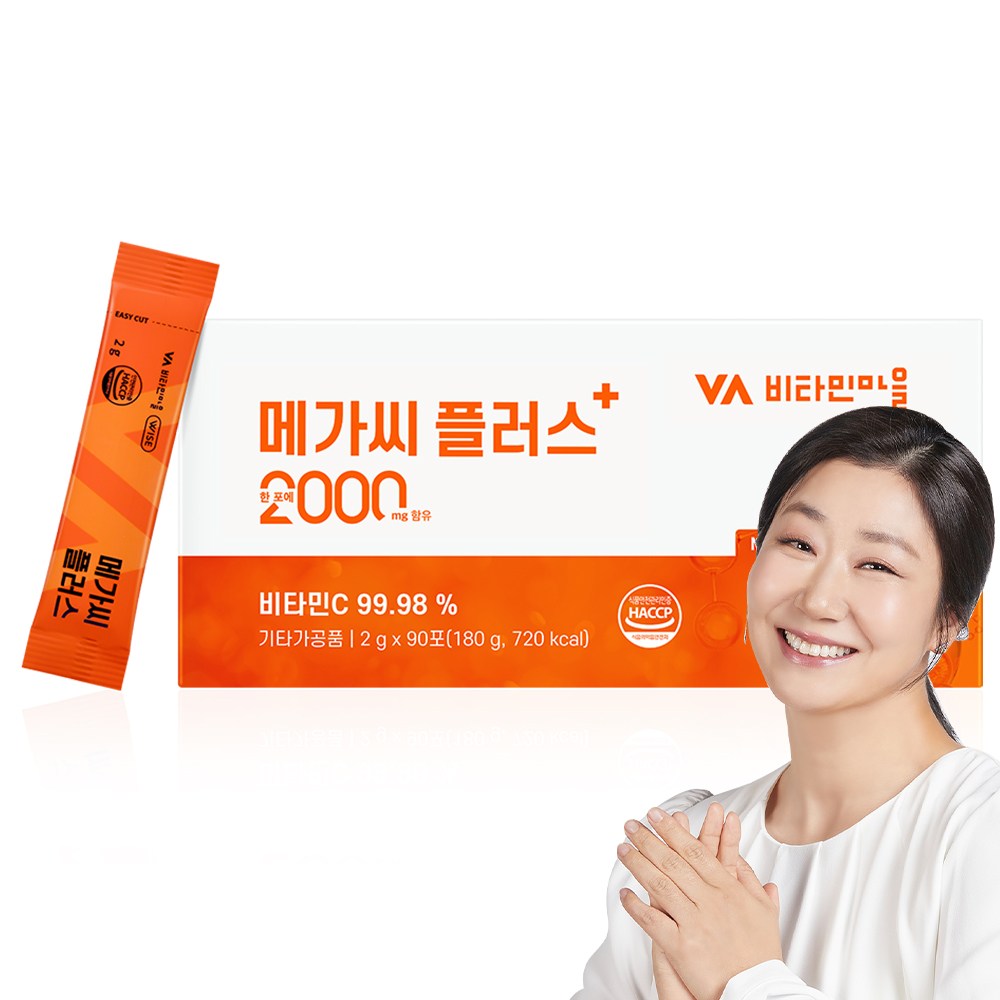 비타민마을 메가씨 플러스 비타민c 2000, 1개, 90회분 12,900원